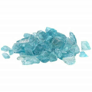 Caribbean Blue Landscape Glass -½”