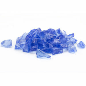 Royal Blue Landscape Glass -½”