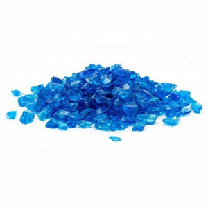 Sea Blue Landscape Glass -½”