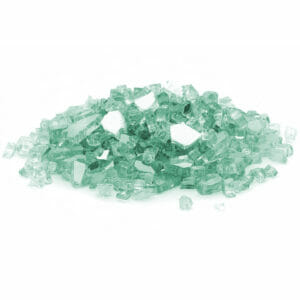 Aqua Reflective Landscape Glass -½”