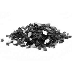 Black Reflective Landscape Glass -½”