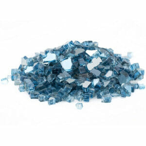Sky Blue Reflective Landscape Glass -½”