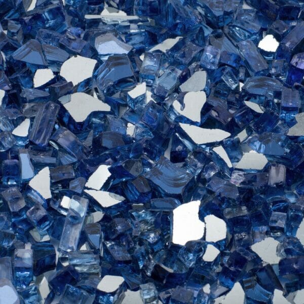 Cobalt Blue Reflective Landscape Glass -½” - Image 2