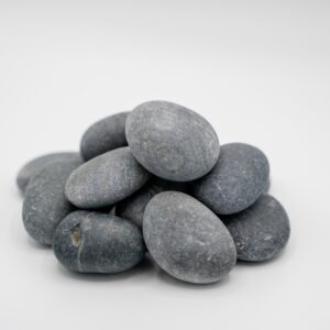 Gray Mexican Beach Pebbles 1-2”