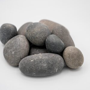 Gray Mexican Beach Pebbles 2-3”