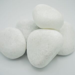 White Beach Pebbles 3-5”