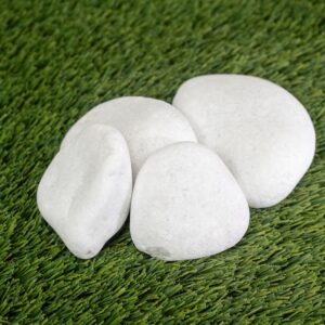 White Beach Pebbles 3-5”