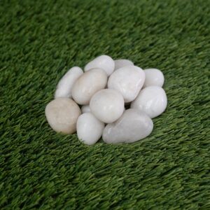 White Super Polished Pebbles (.75 - 1.25”)