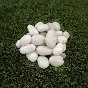 White Super Polished Pebbles (.25 - .75”)