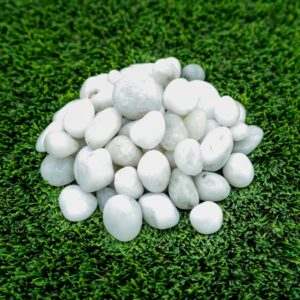 White Super Polished Pebbles (.25 - .75”)